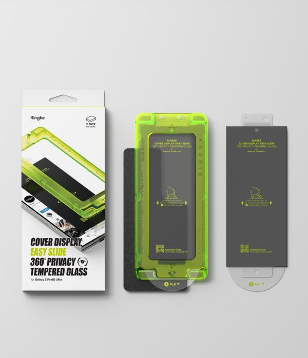 Τζάμι Προστασίας Privacy Samsung Galaxy Z Fold 8 Ultra Ringke Cover Display Easy Slide 360 2-Pack - Image 10