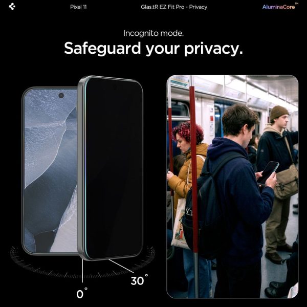 Τζάμι Προστασίας Privacy Google Pixel 10 / 11 Spigen GLAS.tR EZ Fit 2-Pack (AGL11546) - Image 11