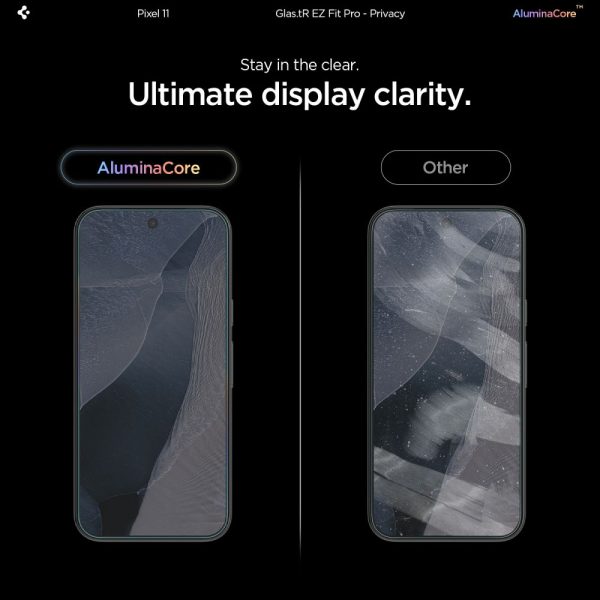 Τζάμι Προστασίας Privacy Google Pixel 10 / 11 Spigen GLAS.tR EZ Fit 2-Pack (AGL11546) - Image 9