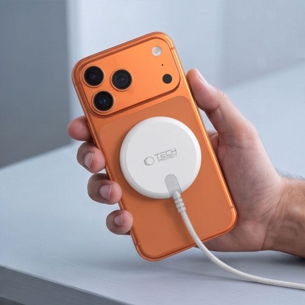 Ασύρματος Μαγνητικός Φορτιστής Tech-Protect A54 Qi2.2 25W MagSafe White - Image 5