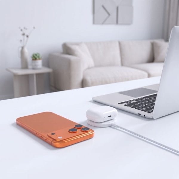 Ασύρματος Μαγνητικός Φορτιστής Tech-Protect A54 Qi2.2 25W MagSafe White - Image 7