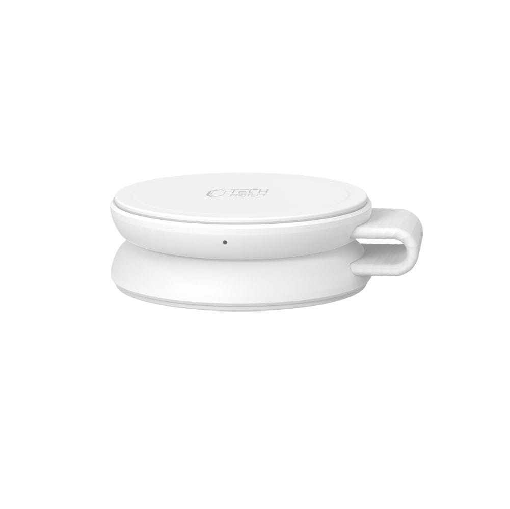 Ασύρματος Φορτιστής 2 σε 1 Tech-Protect A55 MagSafe Qi2.2 25W για iPhone / Apple Watch White - Image 3