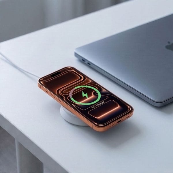 Ασύρματος Φορτιστής 2 σε 1 Tech-Protect A55 MagSafe Qi2.2 25W για iPhone / Apple Watch White - Image 8