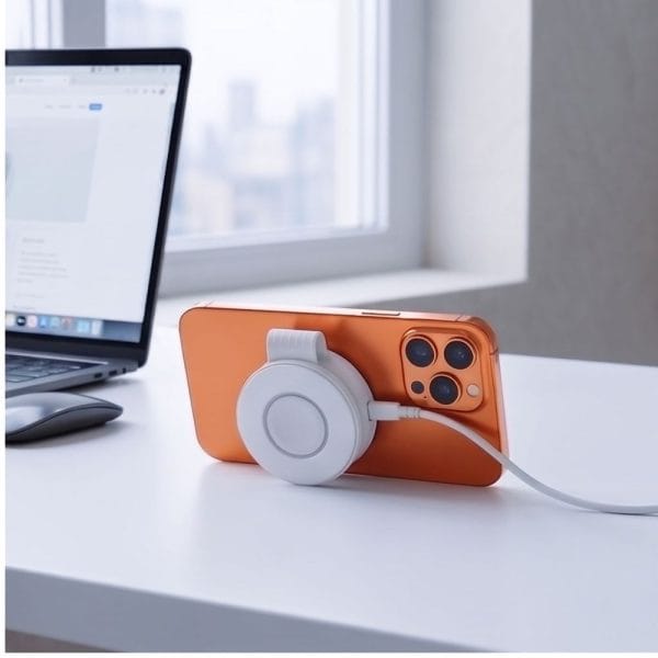 Ασύρματος Φορτιστής 2 σε 1 Tech-Protect A55 MagSafe Qi2.2 25W για iPhone / Apple Watch White - Image 9