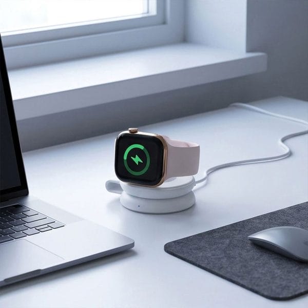 Ασύρματος Φορτιστής 2 σε 1 Tech-Protect A55 MagSafe Qi2.2 25W για iPhone / Apple Watch White - Image 10