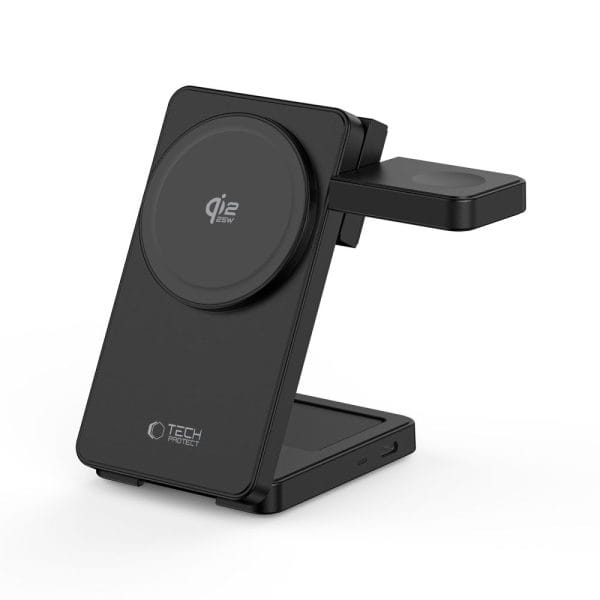Ασύρματος Φορτιστής 3 σε 1 Tech-Protect A56 MagSafe Qi2.2 25W Black - Image 5