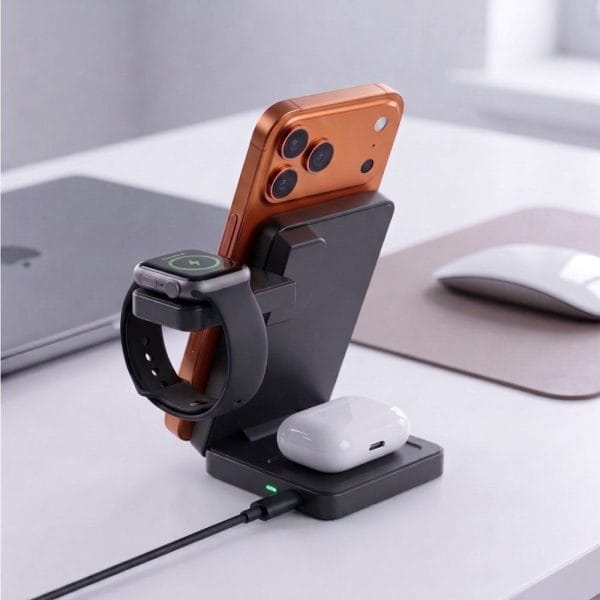 Ασύρματος Φορτιστής 3 σε 1 Tech-Protect A56 MagSafe Qi2.2 25W Black - Image 7