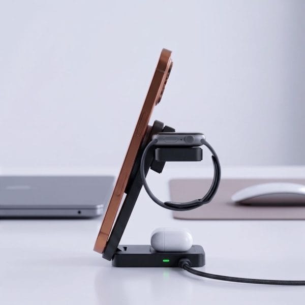 Ασύρματος Φορτιστής 3 σε 1 Tech-Protect A56 MagSafe Qi2.2 25W Black - Image 8