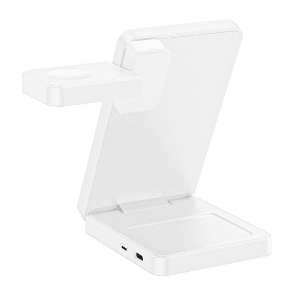 Ασύρματος Φορτιστής 3 σε 1 Tech-Protect A56 MagSafe Qi2.2 25W για iPhone / Apple Watch / AirPods White - Image 4