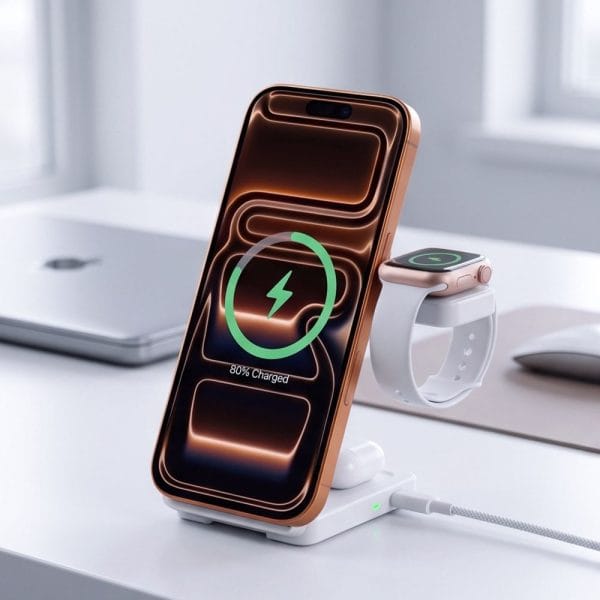 Ασύρματος Φορτιστής 3 σε 1 Tech-Protect A56 MagSafe Qi2.2 25W για iPhone / Apple Watch / AirPods White - Image 6