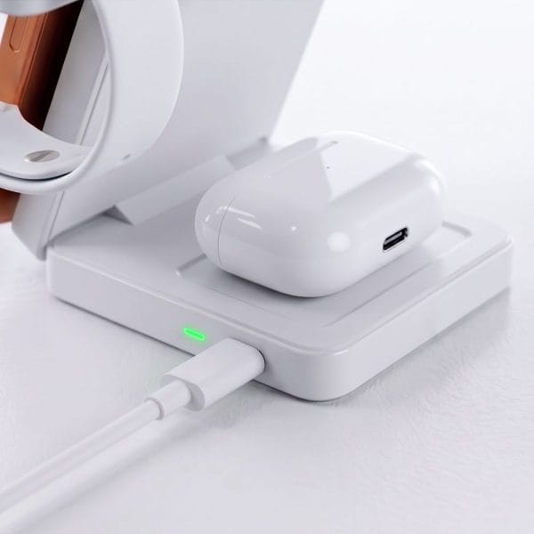 Ασύρματος Φορτιστής 3 σε 1 Tech-Protect A56 MagSafe Qi2.2 25W για iPhone / Apple Watch / AirPods White - Image 9