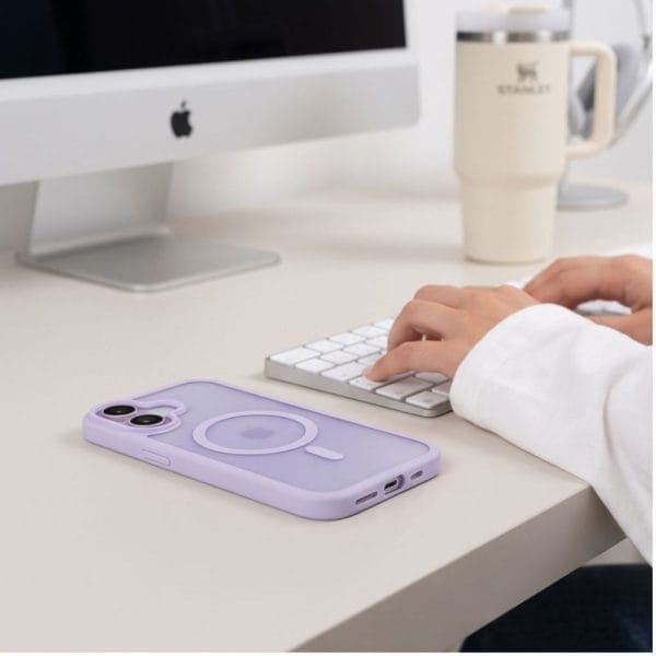 Θήκη iPhone 17 Tech-Protect BasicMag MagSafe Matte Lavender - Image 5
