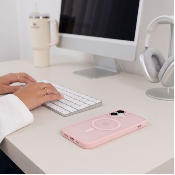 Θήκη iPhone 17 Tech-Protect BasicMag MagSafe Matte Pink - Image 5