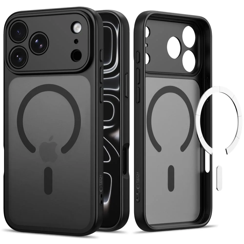 Θήκη iPhone 18 Pro / 17 Pro Tech-Protect BasicMag MagSafe Matte Black - Image 2