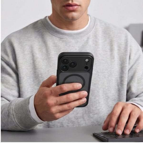 Θήκη iPhone 17 Pro / 18 Pro Tech-Protect BasicMag MagSafe Matte Black - Image 7