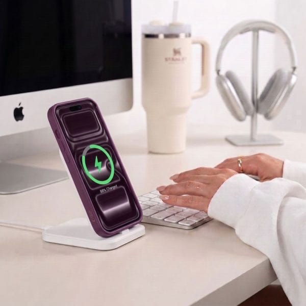 Θήκη iPhone 17 Pro / 18 Pro Tech-Protect BasicMag MagSafe Matte Dark Cherry - Image 5