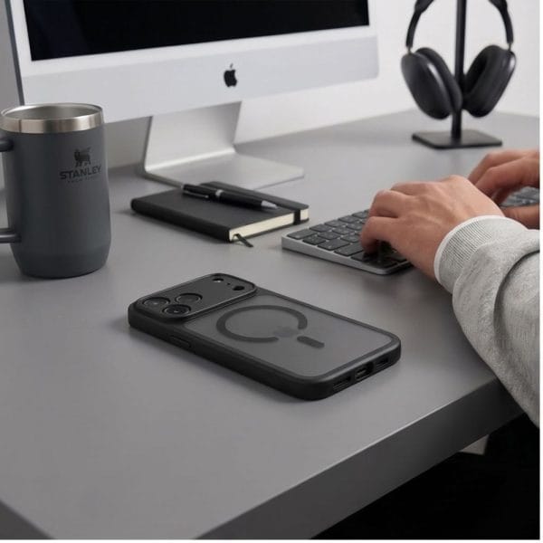 Θήκη iPhone 17 Pro Max / 18 Pro Max Tech-Protect BasicMag MagSafe Matte Black - Image 6