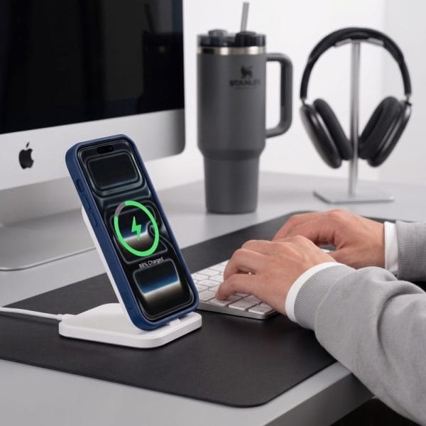 Θήκη iPhone 17 Pro Max / 18 Pro Max Tech-Protect BasicMag MagSafe Matte Deep Blue - Image 9