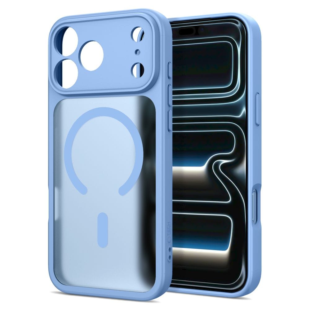 Θήκη iPhone 17 Pro Max / 18 Pro Max Tech-Protect BasicMag MagSafe Matte Light Blue - Image 2