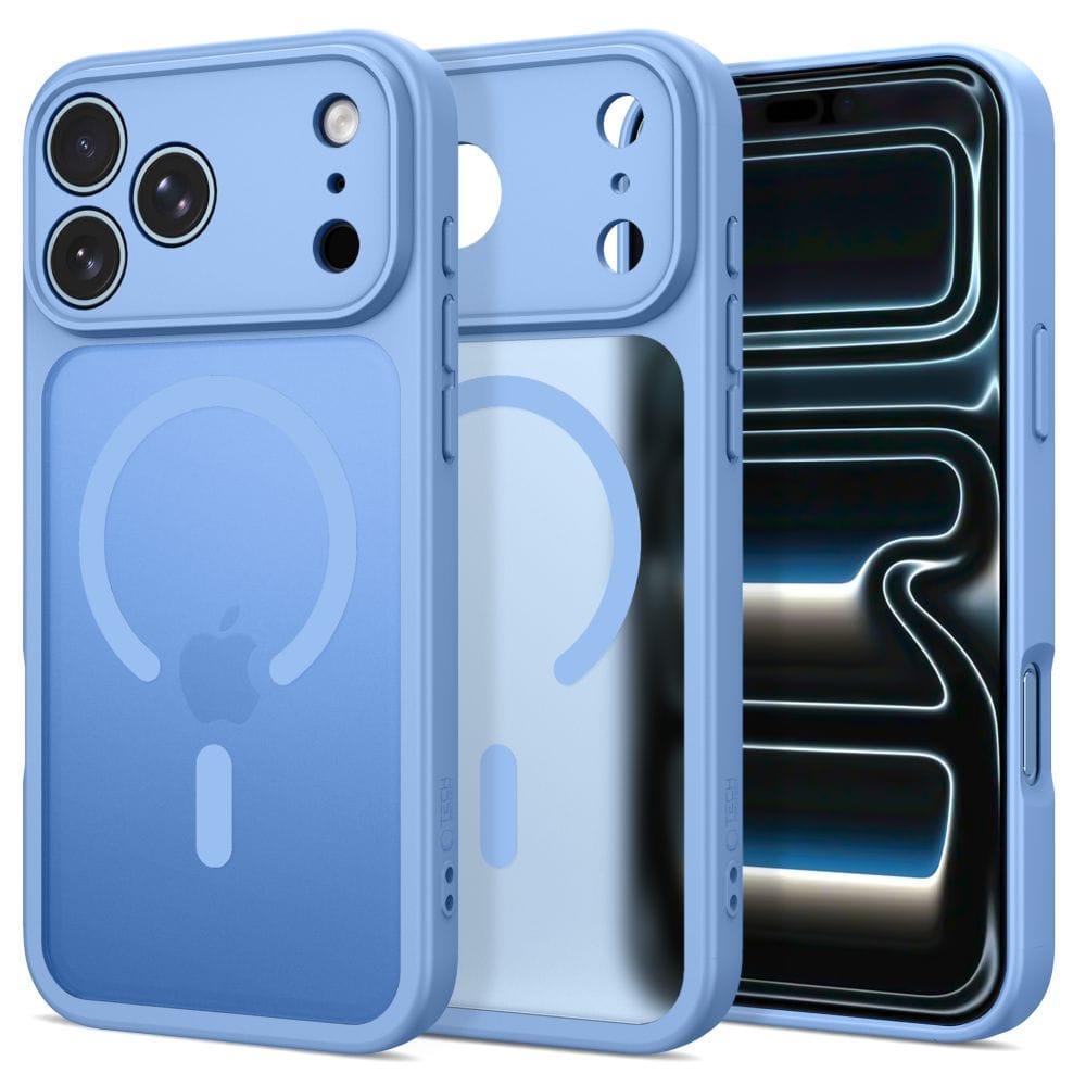 Θήκη iPhone 17 Pro Max / 18 Pro Max Tech-Protect BasicMag MagSafe Matte Light Blue