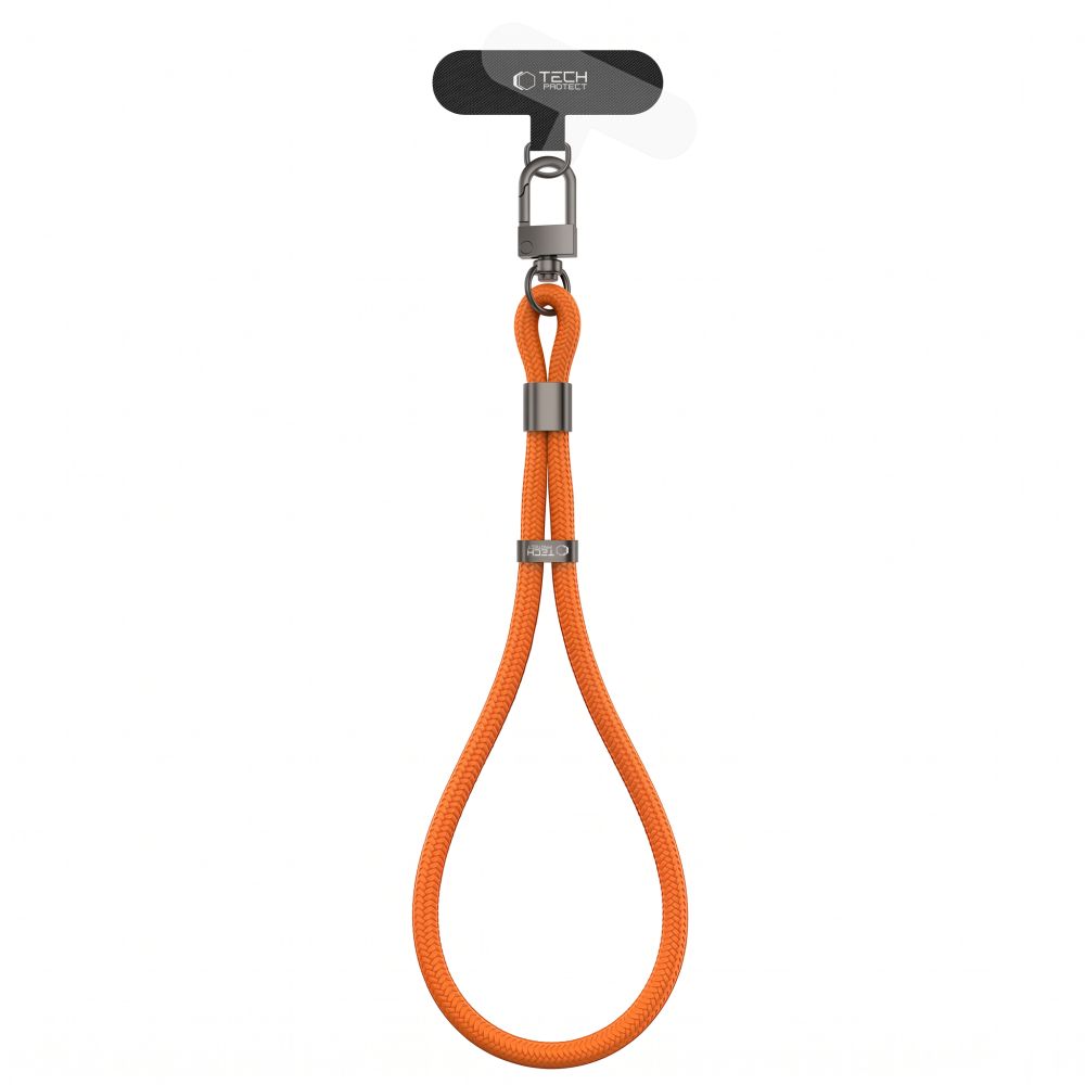Λουράκι Καρπού Κινητού Tech-Protect C11S Rope Wrist Strap 21,5cm Cosmic Orange - Image 2