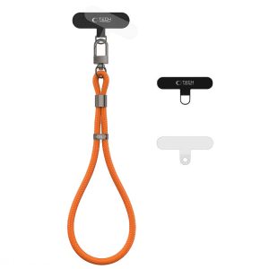 Λουράκι Καρπού Κινητού Tech-Protect C11S Rope Wrist Strap Cosmic Orange