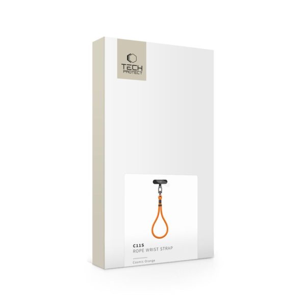 Λουράκι Καρπού Κινητού Tech-Protect C11S Rope Wrist Strap 21,5cm Cosmic Orange - Image 8