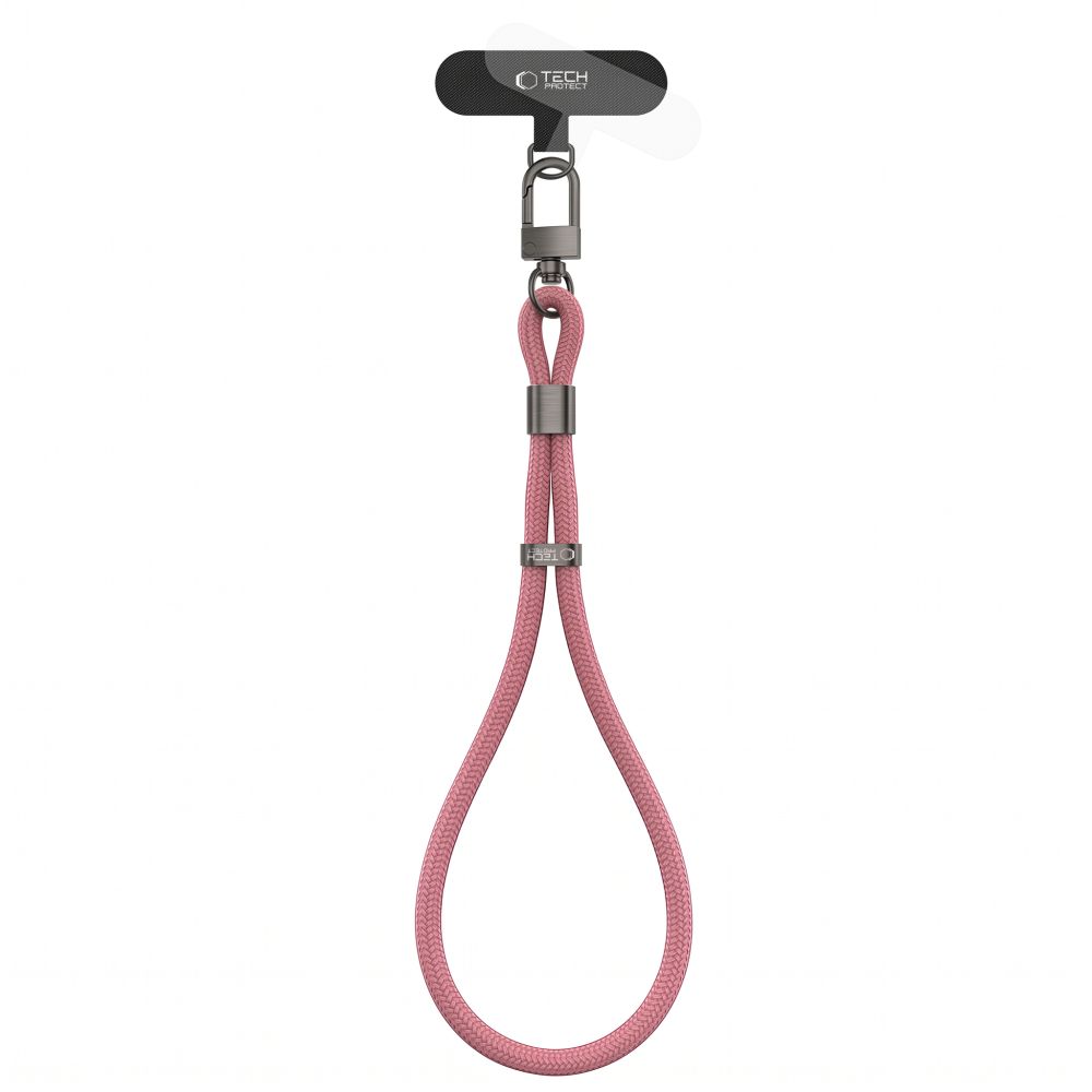 Λουράκι Καρπού Κινητού Tech-Protect C11S Rope Wrist Strap 21,5cm Dusty Rose - Image 2