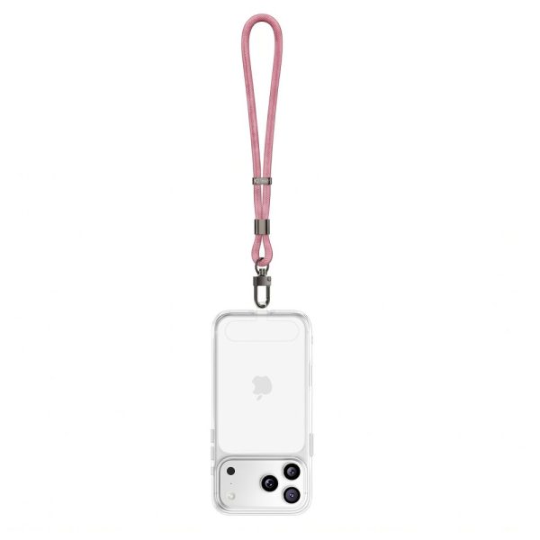 Λουράκι Καρπού Κινητού Tech-Protect C11S Rope Wrist Strap 21,5cm Dusty Rose - Image 4