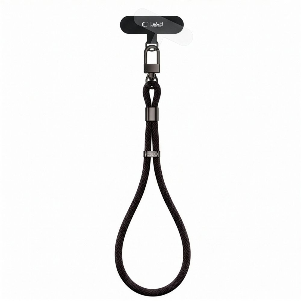 Λουράκι Καρπού Κινητού Tech-Protect C11S Rope Wrist Strap 21,5cm Obsidian Black - Image 2