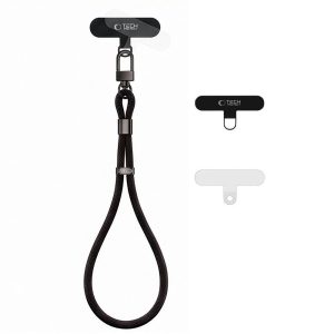 Λουράκι Καρπού Κινητού Tech-Protect C11S Rope Wrist Strap Obsidian Black
