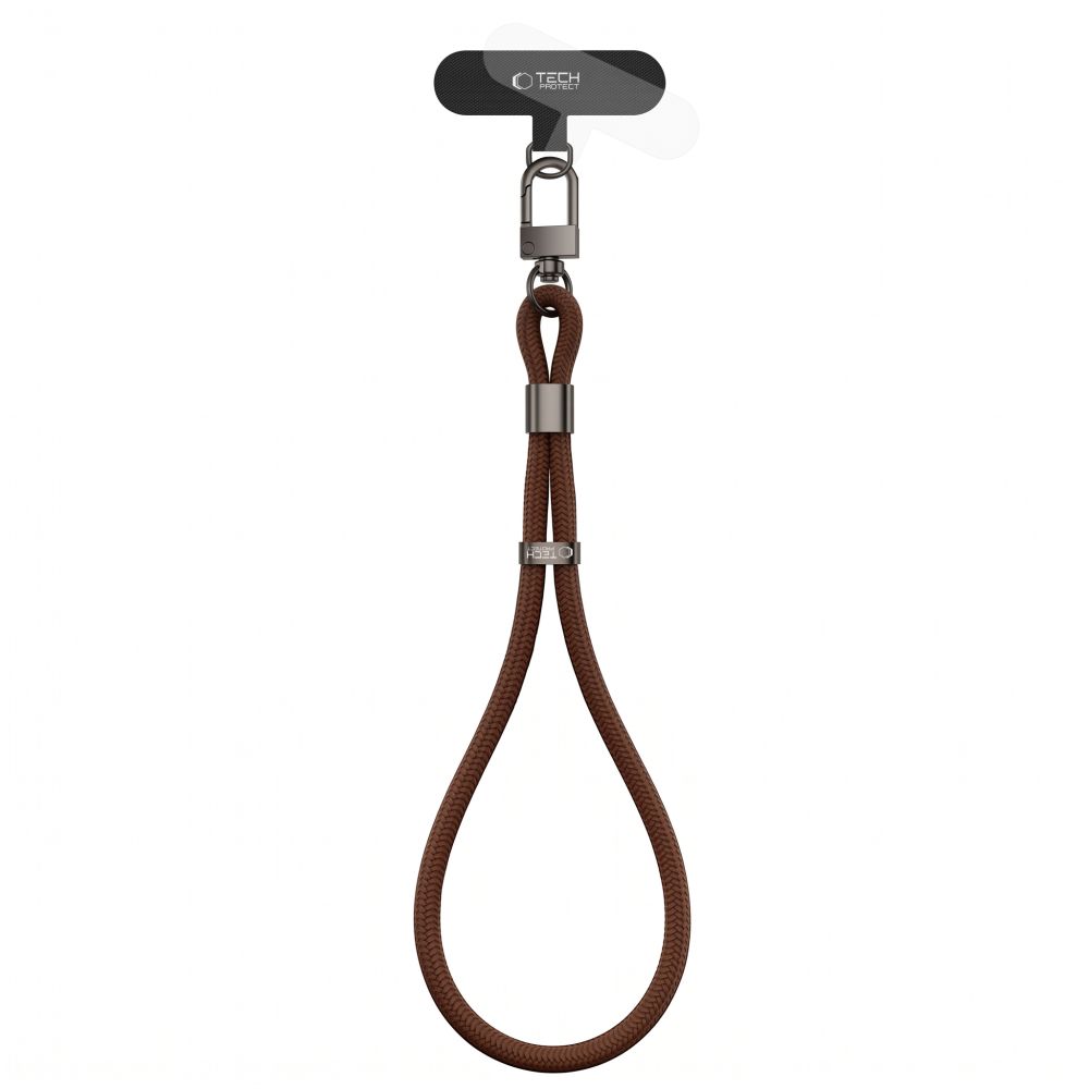 Λουράκι Καρπού Κινητού Tech-Protect C11S Rope Wrist Strap 21,5cm Walnut Brown - Image 2