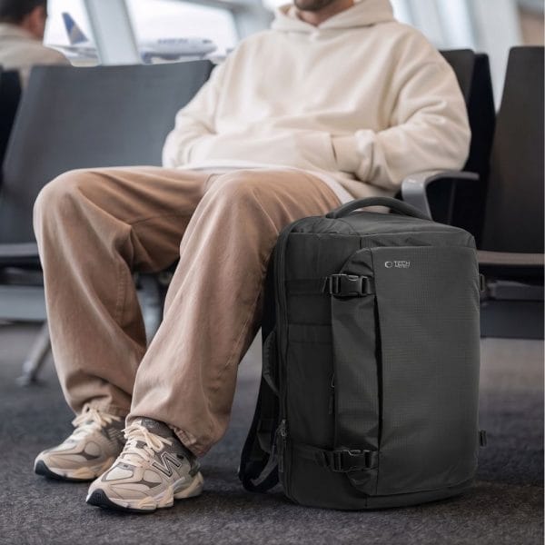 Σακίδιο Χειραποσκευής Ryanair & Wizz Air 40x30x20 24L Tech-Protect Defender S70 Laptop 16" Black - Image 13