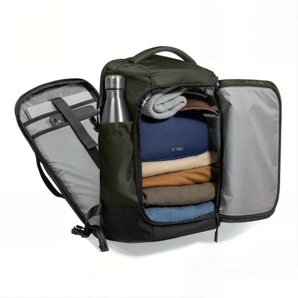 Σακίδιο Χειραποσκευής Ryanair & Wizz Air 40x30x20 24L Tech-Protect Defender S70 Laptop 16" Military Green - Image 4