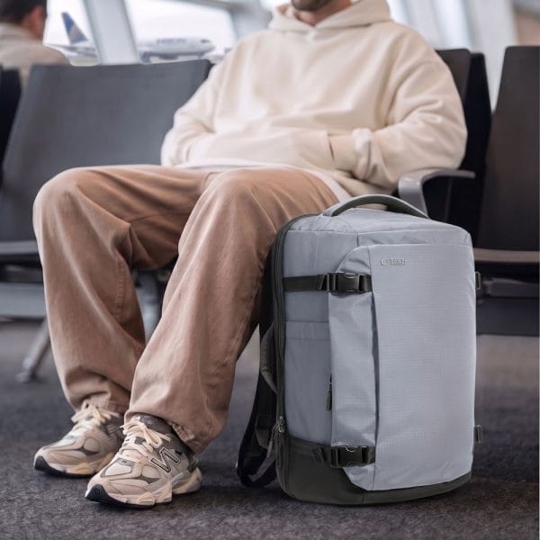 Σακίδιο Χειραποσκευής Ryanair & Wizz Air 40x30x20 24L Tech-Protect Defender S70 Laptop 16" Urban Grey - Image 13