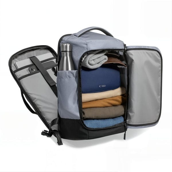 Σακίδιο Χειραποσκευής Ryanair & Wizz Air 40x30x20 24L Tech-Protect Defender S70 Laptop 16" Urban Grey - Image 4