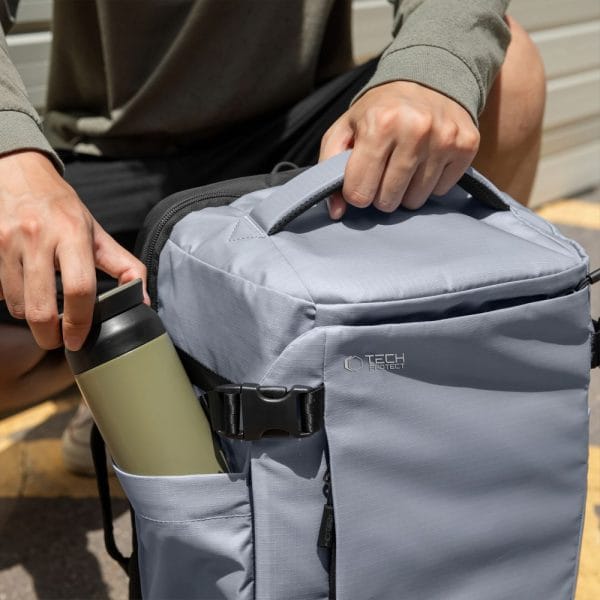 Σακίδιο Χειραποσκευής Ryanair & Wizz Air 40x30x20 24L Tech-Protect Defender S70 Laptop 16" Urban Grey - Image 9