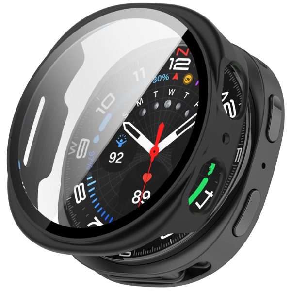Θήκες με Τζάμι Προστασίας Samsung Galaxy Watch 8 / 9 (40mm) Tech-Protect Defense 2-Pack Matte Black & Clear - Image 6