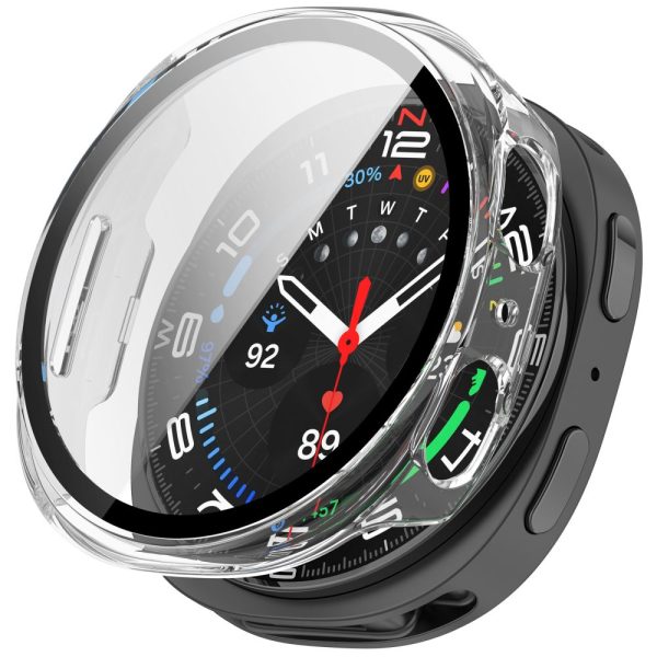 Θήκες με Τζάμι Προστασίας Samsung Galaxy Watch 8 / 9 (40mm) Tech-Protect Defense 2-Pack Matte Black & Clear - Image 7