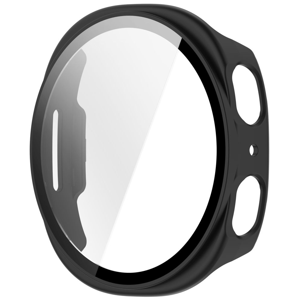 Θήκες με Τζάμι Προστασίας Samsung Galaxy Watch 8 / 9 (44mm) Tech-Protect Defense 2-Pack Matte Black & Clear - Image 2