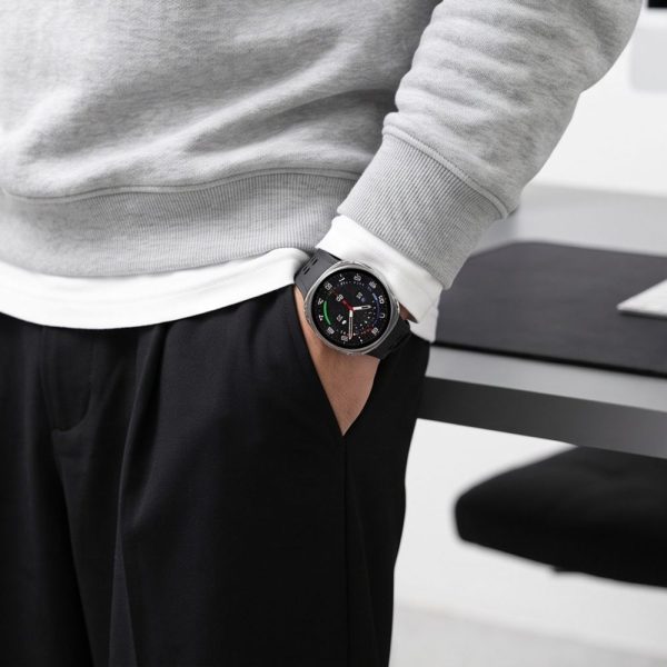 Θήκες με Τζάμι Προστασίας Samsung Galaxy Watch 8 / 9 (44mm) Tech-Protect Defense 2-Pack Matte Black & Clear - Image 12