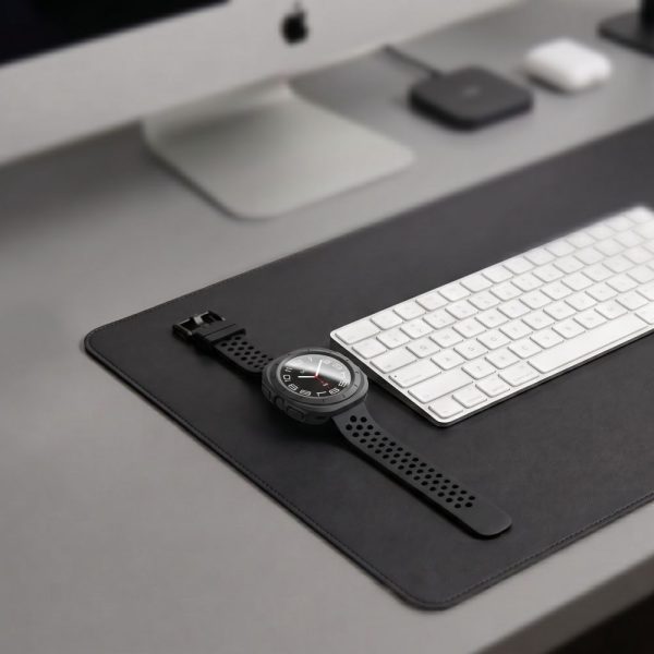 Θήκες με Τζάμι Προστασίας Samsung Galaxy Watch Ultra2 2026 (47mm) Tech-Protect Defense 2-Pack Matte Black & Clear - Image 11