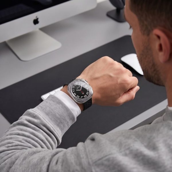 Θήκες με Τζάμι Προστασίας Samsung Galaxy Watch Ultra2 2026 (47mm) Tech-Protect Defense 2-Pack Matte Black & Clear - Image 12