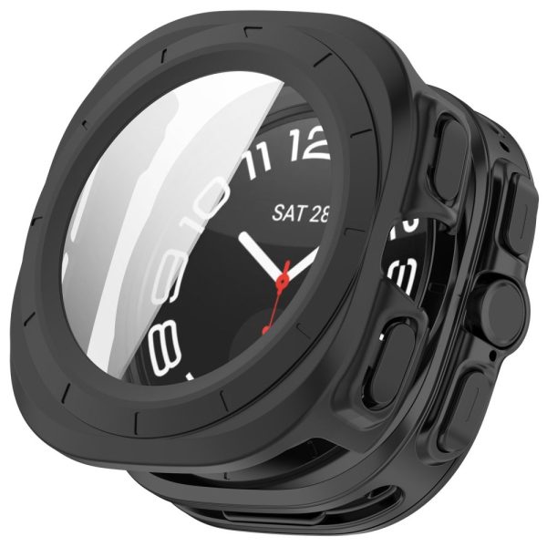 Θήκες με Τζάμι Προστασίας Samsung Galaxy Watch Ultra2 2026 (47mm) Tech-Protect Defense 2-Pack Matte Black & Clear - Image 6