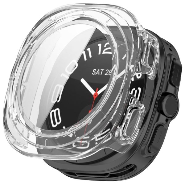 Θήκες με Τζάμι Προστασίας Samsung Galaxy Watch Ultra2 2026 (47mm) Tech-Protect Defense 2-Pack Matte Black & Clear - Image 7