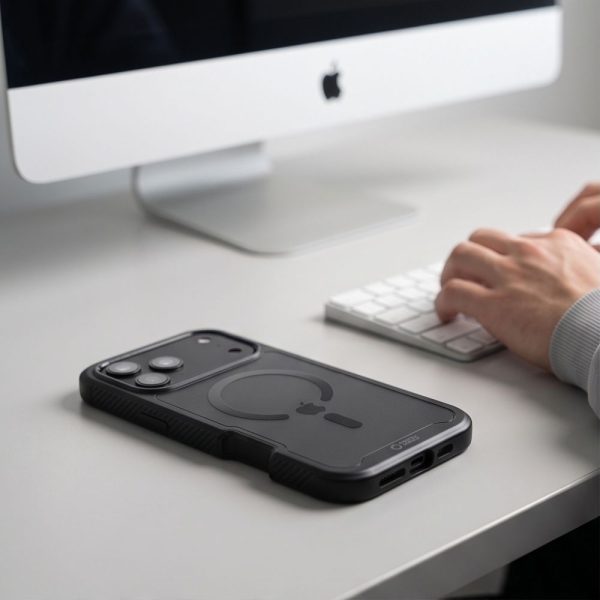 Θήκη iPhone 17 Pro / 18 Pro Tech-Protect Defense MagSafe Matte Black με Προστασία Οθόνης 5H - Image 5