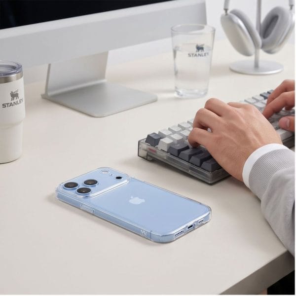 Θήκη & Τζάμι Προστασίας iPhone 17 Pro / 18 Pro Tech-Protect FlexAir + Glass Fit+ 2-Pack Clear - Image 9