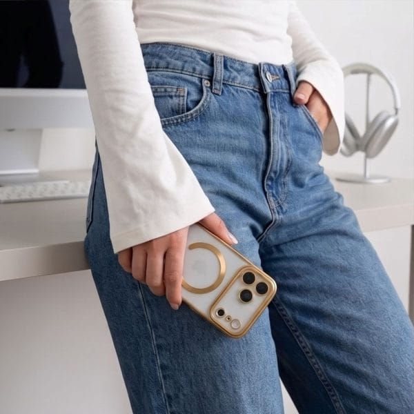 Θήκη iPhone 17 Pro / 18 Pro Tech-Protect MagFlex MagSafe Shiny Gold - Image 7