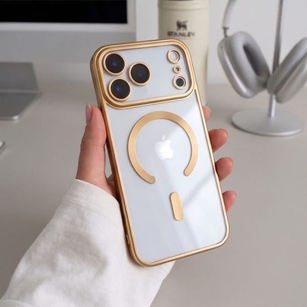 Θήκη iPhone 17 Pro Max / 18 Pro Max Tech-Protect MagFlex MagSafe Shiny Gold - Image 8