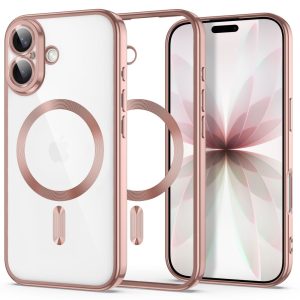 Θήκη iPhone 17 Tech-Protect MagFlex MagSafe Shiny Rose Gold